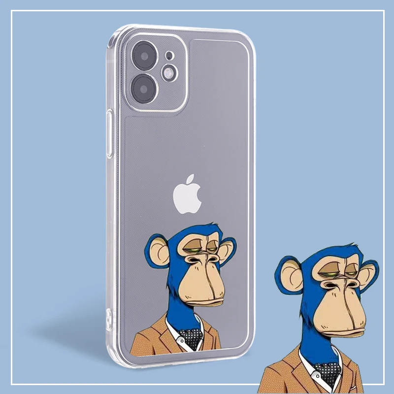 Мягкий прозрачный защитный чехол для iPhone 13 12 Pro Max Mini XS XR 7 8P | Мобильные телефоны и