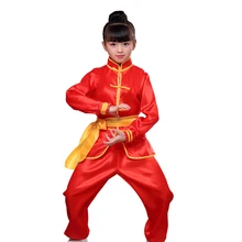 Традиционный костюм для китайских танцев; детская одежда для боевых искусств в китайском стиле; одежда для кунг-фу; детские танцевальные костюмы