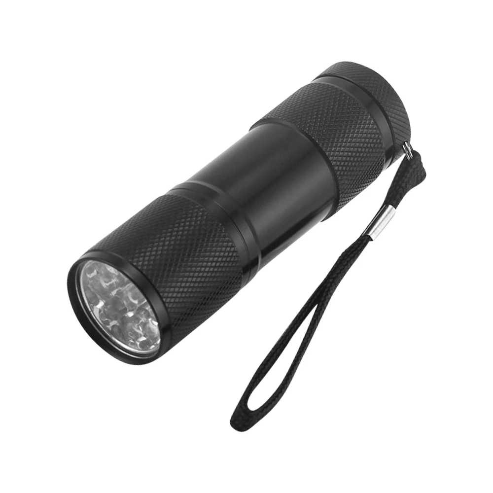 Black SUNYIMA Светодиодный УФ-фонарик Мини Профессиональный флуоресцентный gent UV 395nm светодиодный фонарь фиолетовый для проверки маркеров - Испускаемый цвет: Black