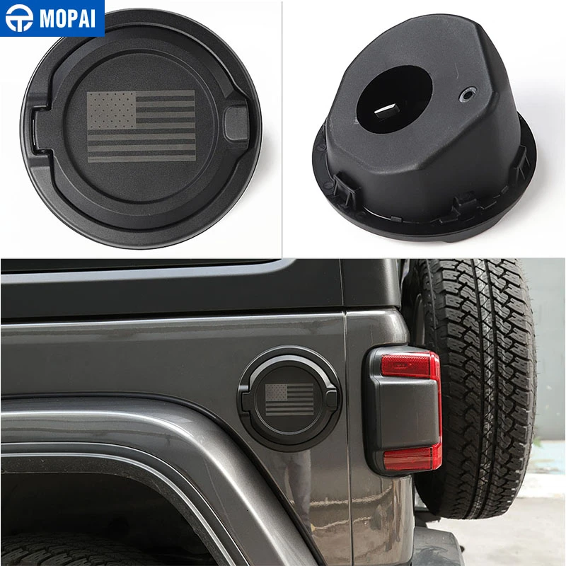 Mopai Tank Covers For Jeep Wrangler Jl 2018+ Abs Car Gas Fuel Tank Cap