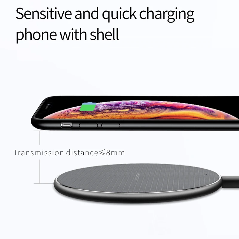 MUBEBE 10 Вт телефон Беспроводное зарядное устройство Быстрая Зарядка Qi для iPhone X XR XS 8 Max samsung Galaxy huawei Xiaomi NOKIA LG GOOGLE