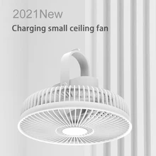 

Dormitory Ceiling Fan Outdoor Camping Tent Fan With Remote Control Portable 8000mAh USB Fans Fourth Gears Wind For Home Office
