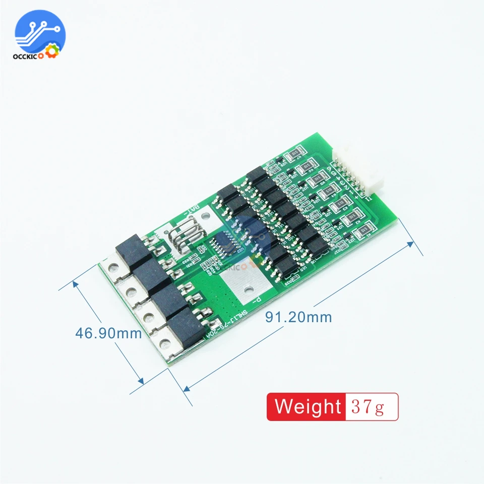 BMS 7S 20A 4V 18650 плата зарядного устройства для литий ионной батареи блок питания