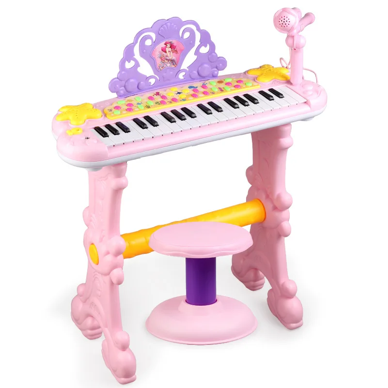 

Children Multi-functional 37 Button Microphone Baby Music Electronic Keyboard Children Music Instrument GIRL'S Toy