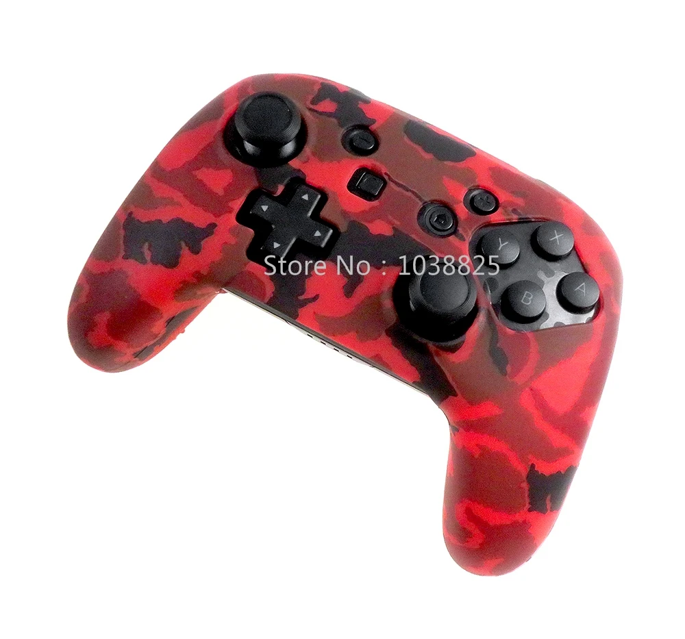 1pc Colorful Transfer Print Silicone Skin Soft Silicone Cover Protective Skin Case For Nintend Switch Pro Controller Shell Case Replacement Parts Accessories Aliexpress