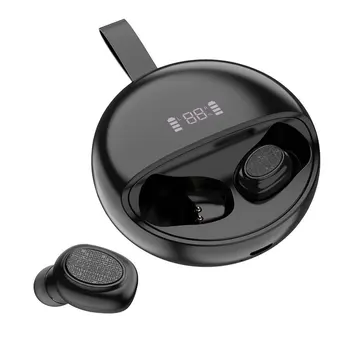 

YH-03 black Earphones 360 Rotation Hifi Stereo 5.0 Earphones True Wireless Headset With Mic For Smart Phone