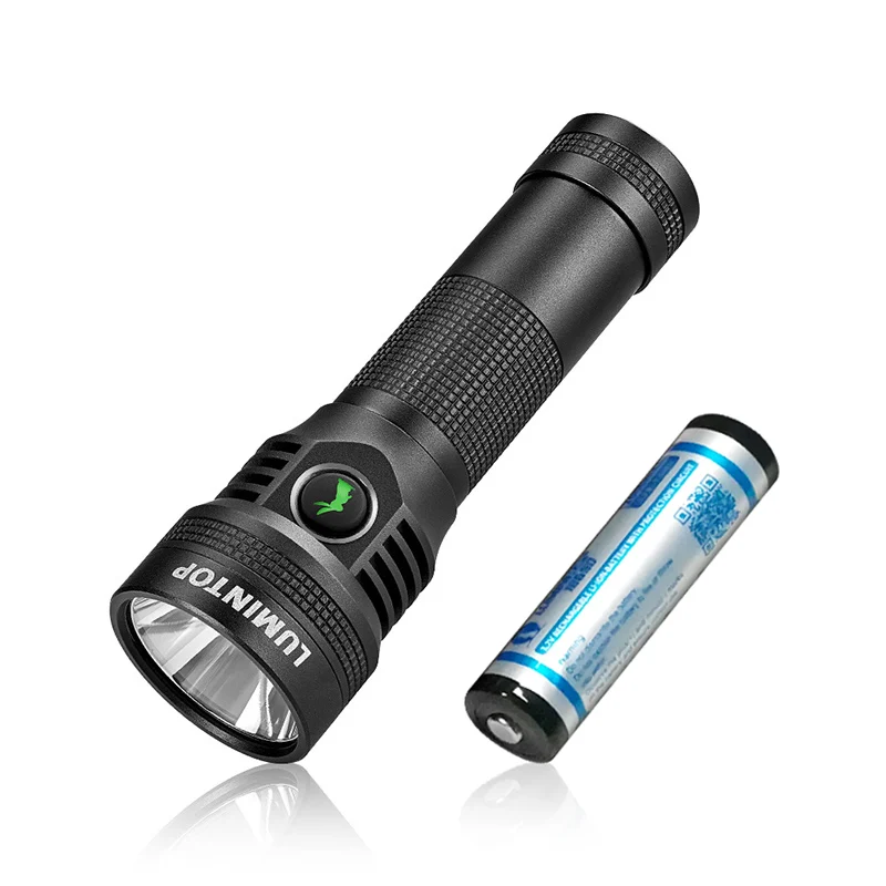 Lumintop D2 21700 flashlight Recharge flashlight USB TYPE-C side switch 1000 lumens 475 meters long distance flashlight power hand torch Flashlights