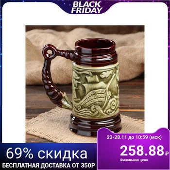 

Glass "Sea", green glaze, 0.5 L 4793304