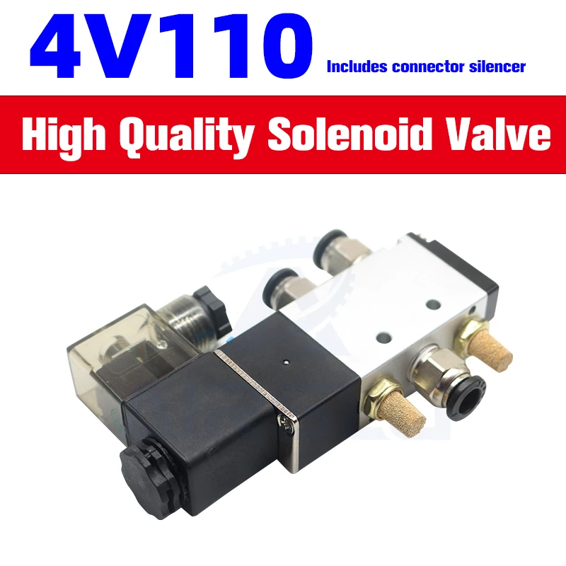4V210 08 2 Позиция 5 трехходовых электромагнитных клапана 12V 24V 110V 220V одновитковая