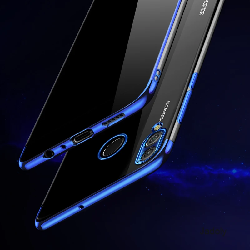 Honor 8X 8A 8c Electroplated Phone Case For Huawei Honor 8A 8x y6 2019 Case Silicone Shockproof Back Case Honor 8X 8S 8A