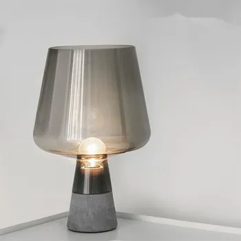 

Nordic Modern Minimalist Table Lamps For Living Room White Glass Ball Table Light Iron Tripod Milky Round Ball Desk Lamp Reading