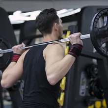 Спортивные Напульсники эластичность фитнес тяжелая атлетика штанги рука обмотка бинт ткань эластичный рывок бустер полоса защитный C