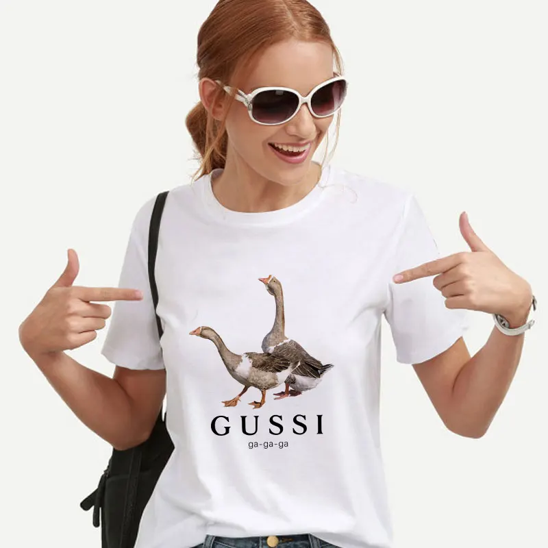 Женская одежда Two Goose Ga Gothic Vogue Футболка Harajuku Kawaii Эстетическая Футболка Camiseta Mujer riversale футболка