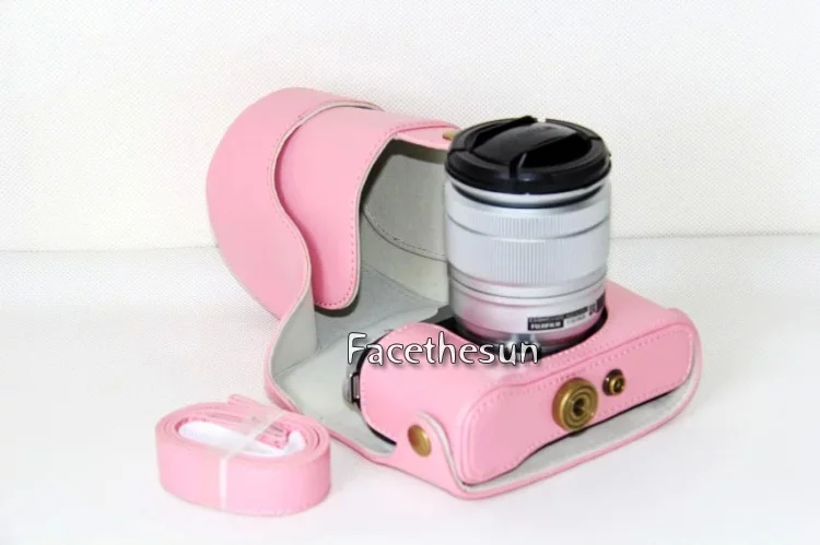PU leather camera bag fuji -26