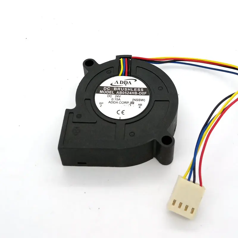 ADDA AB0524HB-D0F DC24V 0.15A 50x15 мм 4 линии Вентилятор охлаждения