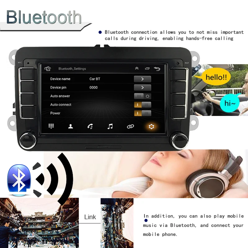 2 Din 7 дюймов Автомобильный DVD Радио gps навигация WiFi мультимедийный проигрыватель для VW/Volkswagen/Golf/Polo/Tiguan/Passat/b7/SEAT/leon/Skoda