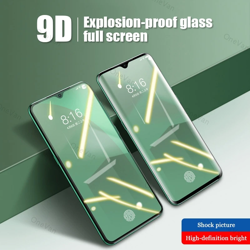 Твердое закаленное стекло 9D для Huawei P10 P20 Lite Plus Защита экрана P8 P9 полное покрытие