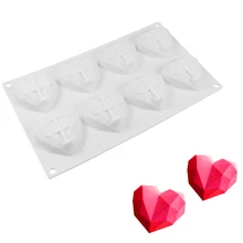 Soap-Maker Cake-Mold Baking-Tools Cookie Mini Muffin Heart Silicone Jelly 3D Delidge