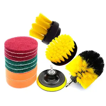 

3/12 Pcs/set Electric Washing Brush Suitable For Car Bathroom Kitchen Cleaning Cleaner Tools Electric Drill Set Washing Brush