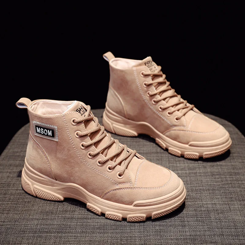 Женские ботильоны Вулканизированная обувь кроссовки Basket Femme Повседневная Tenis