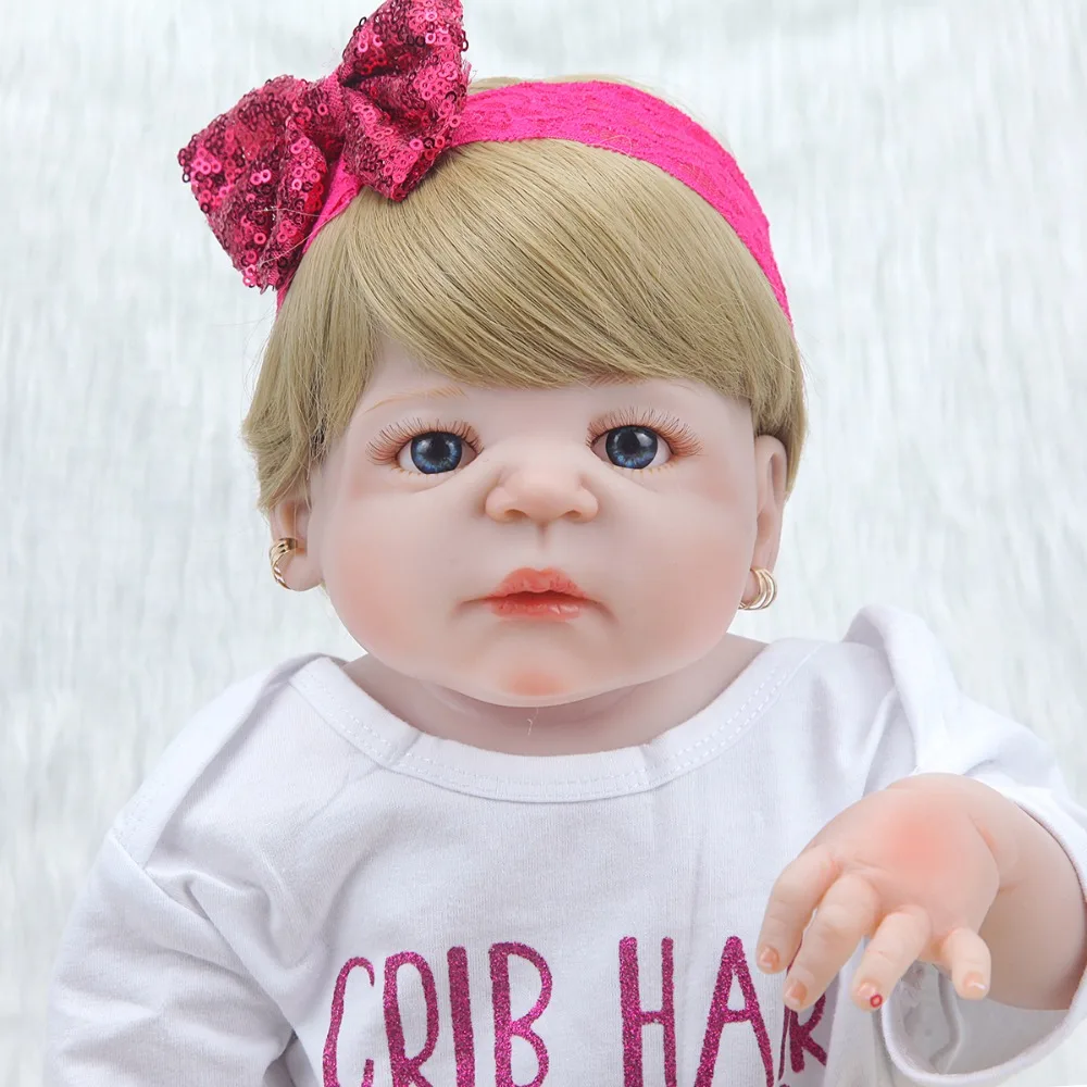 Детские куклы reborn toys 2" 55 см, полностью силиконовые куклы reborn, куклы для новорожденных, куклы принцессы, подарок reborn bonecas