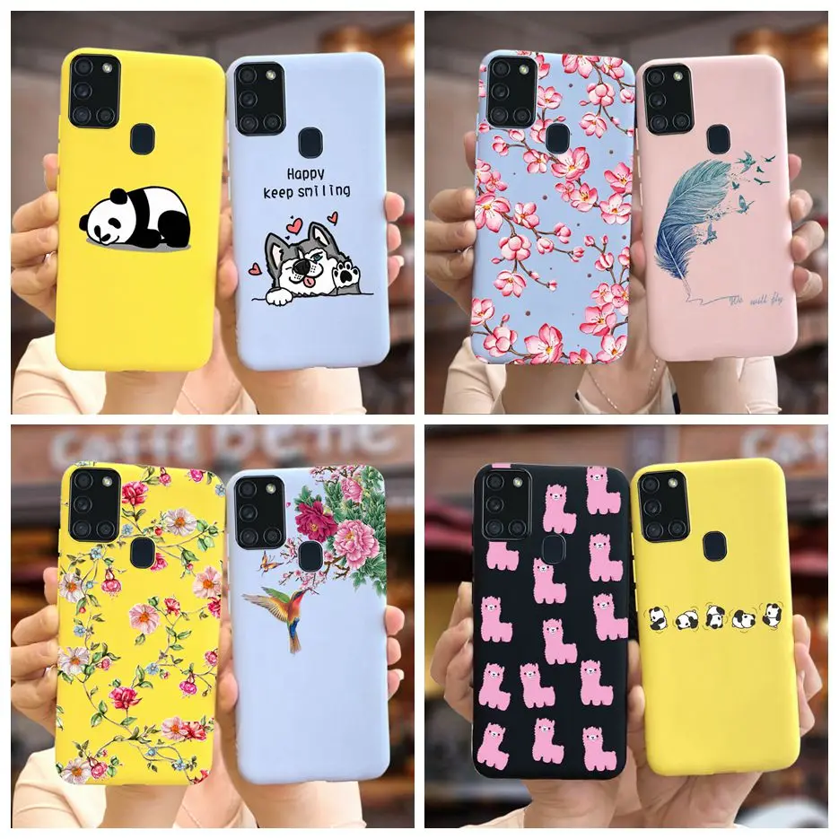 Милые чехлы с пандой для Samsung Galaxy M21 M31 M51 чехол M21s M31s M30s мягкие тонкие модные