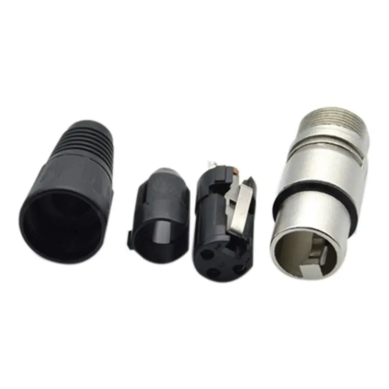 AAAE Top-Male/Female XLR Jack 3 Pin микрофон аудио разъем(5 пар