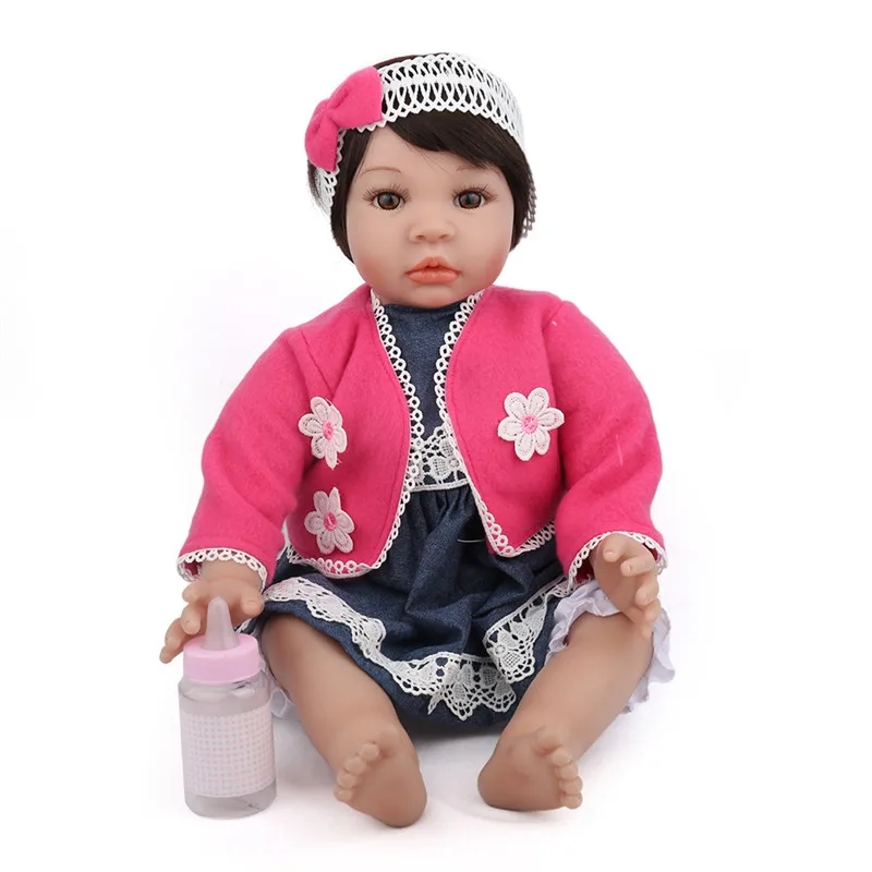 Bonecas Bebes возрожденная менина 55 см реалистичные силиконовые Reborn Одежда для куклы кукла для малышей игрушка Рождественский подарок на день рождения Juguetes