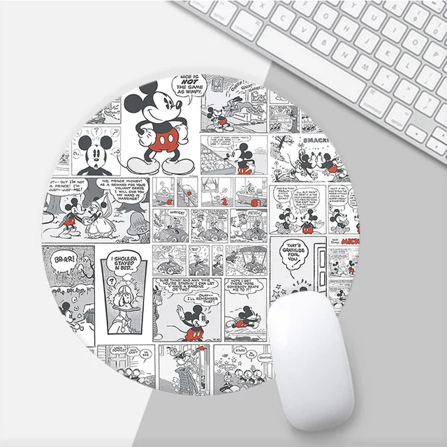My Favorite Disey Mickey Mouse round  Mouse pad PC Computer mat gaming Mousepad Rug For PC Laptop Notebook 20x20cm