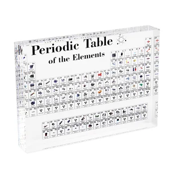 

Acrylic Periodic Table Of Elements Display Holder Kids Childen Student Learning Tool School Teaching Supplies Home Decor HFing