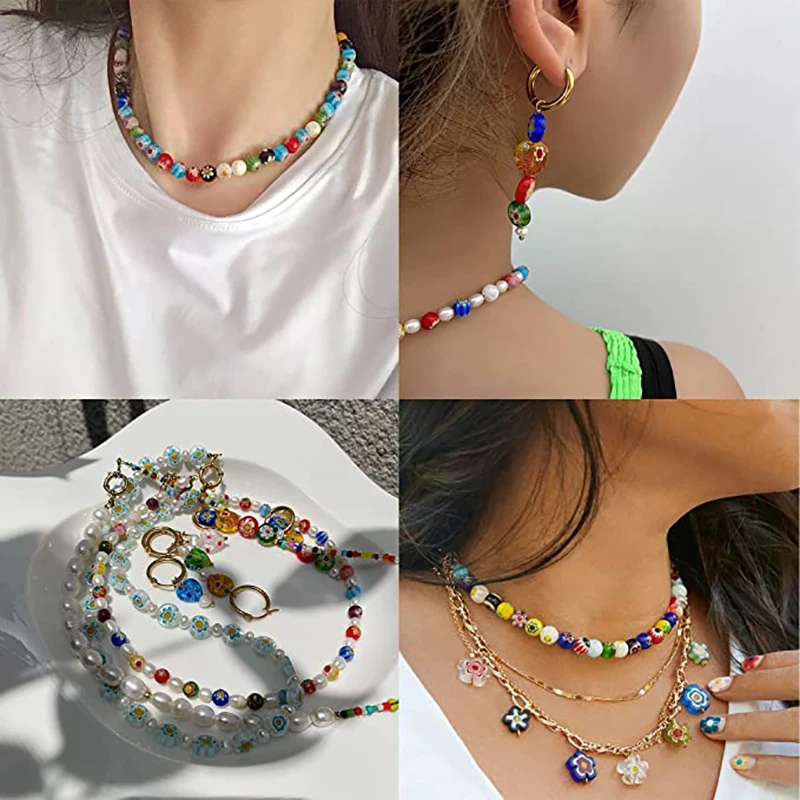 PH PandaHall 30 stuks Lampwork Hangers, Teardrop Millefiori Lampwork Glas Hangers 17 x 7mm Kleurrijke Bead Charms voor DIY Oorbel Sieraden Armband Neclace Choker Ambachten Rits Trekker Maken PH PandaHall 30 stuks Lampwork Hangers, Teardrop Millefiori Lampwork Glas Hangers 17 x 7mm Kleurrijke Bead Charms voor DIY Oorbel Sieraden Armband Neclace Choker Ambachten Rits Trekker Maken