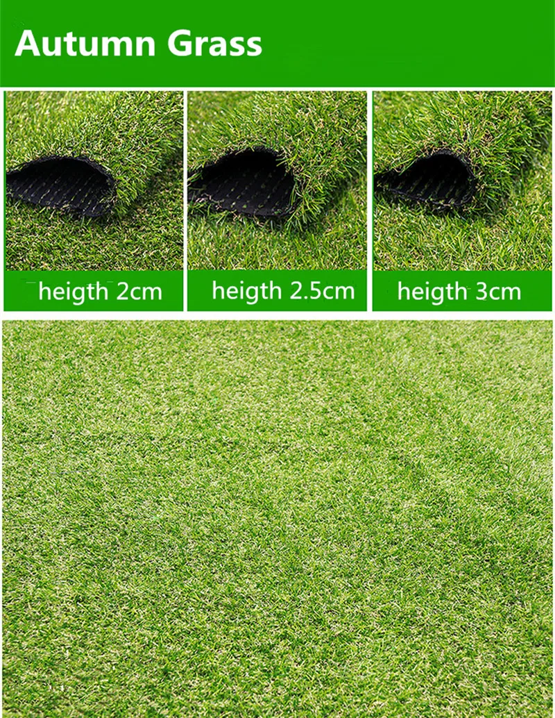 Decorative Flowers & Wreaths 1 M2 Artificial Turf Carpet Green