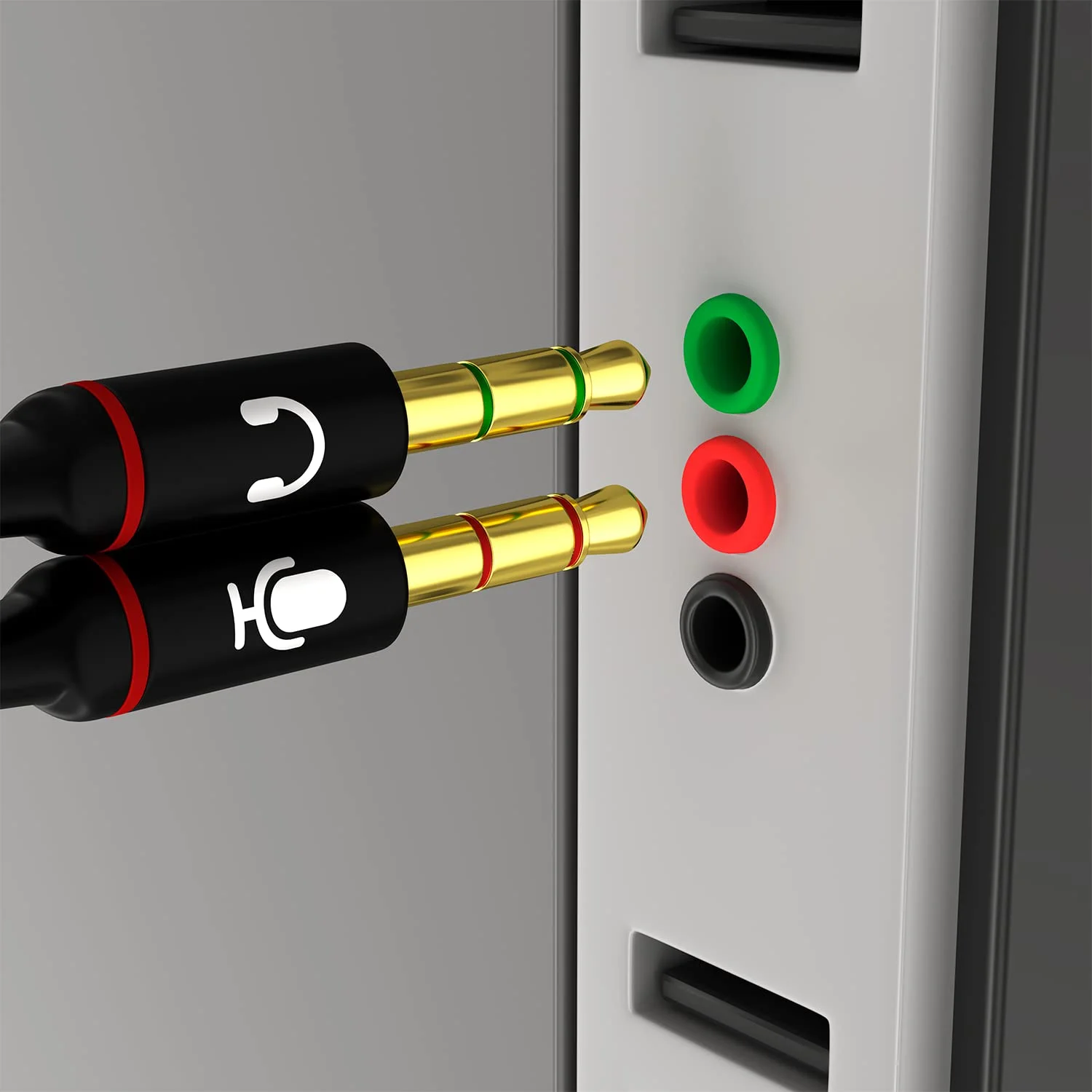 Splitter USB-C A Doppio Jack 3.5mm - Per Cuffie E Microfono, Cavo In Nylon, Per Gaming E Streaming - Foto 10