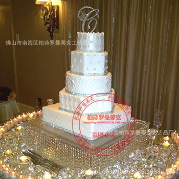 

wedding centerpiece 40cmx20cm tall/Table Centerpiece/wedding acrylic crystal cake stand/16" diameter 8"tall/