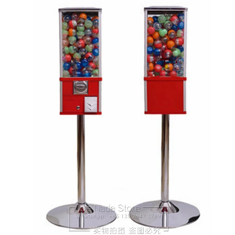 Shopping Malls Coin Operated Amusement Arcade Game Machine Candy Ball Gashapon 58mm Plastic Capsule Toy Gift Vending Machine