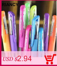 5pcs Black Gel Pens school Pen канцелярия ручка students writing Stationery office business sign pen 040223