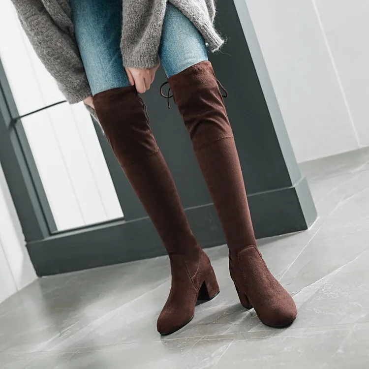 

Big Size 11 12 13 14 15 16 17 Europeans and Americans with round head, thick heel, high heel, long barrel and thin boots