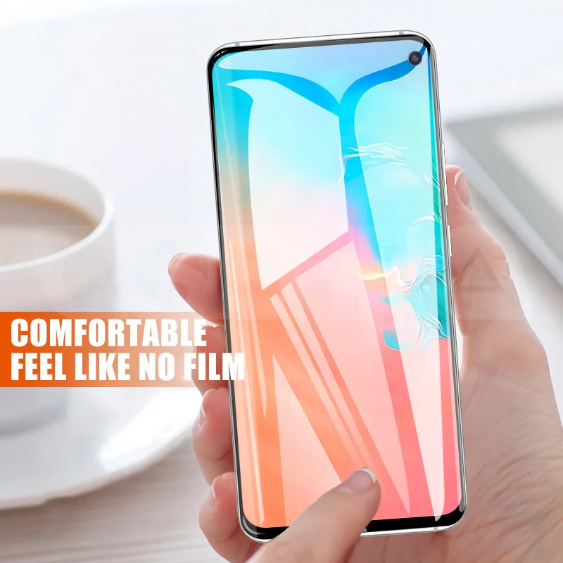 30D Гидрогелевая пленка для samsung Galaxy S10 S9 S8 Plus S10e 5G S7 Edge A6 A8 Plus полная изогнутая Защитная пленка для экрана мягкий чехол