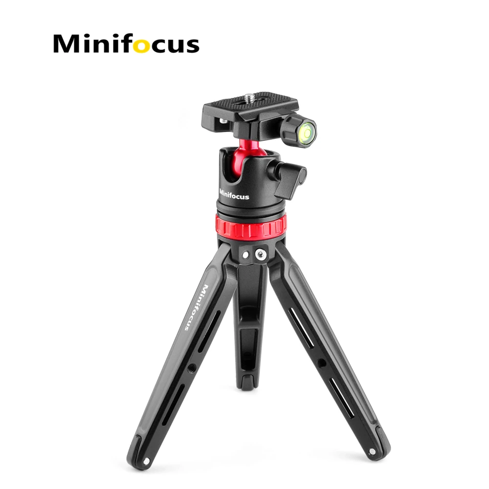 

Tabletop Tripod Mini Desktop Travel Tripod Aluminum Alloy with 360 Degree Ball Head Quick Release Plate for Compact Cameras DSLR
