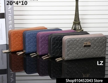 

Luxury Designer Brand COACH Wallet women Purses High Quality Black Brown Bifold Wallet Zipper Coin Purse Wallets CO176