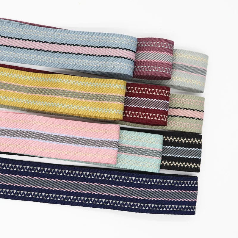 

10 Yards 16MM/25MM/38MM Striped Color Collision Ribbon For Hair Bows DIY Crafts Handmade Accessories M19081903