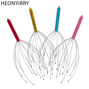 

1PC Claw Head Massager Octopus Head Scalp Neck Equipment Stress Release Relax Massage Tens Pain Relief Head Healthy Care