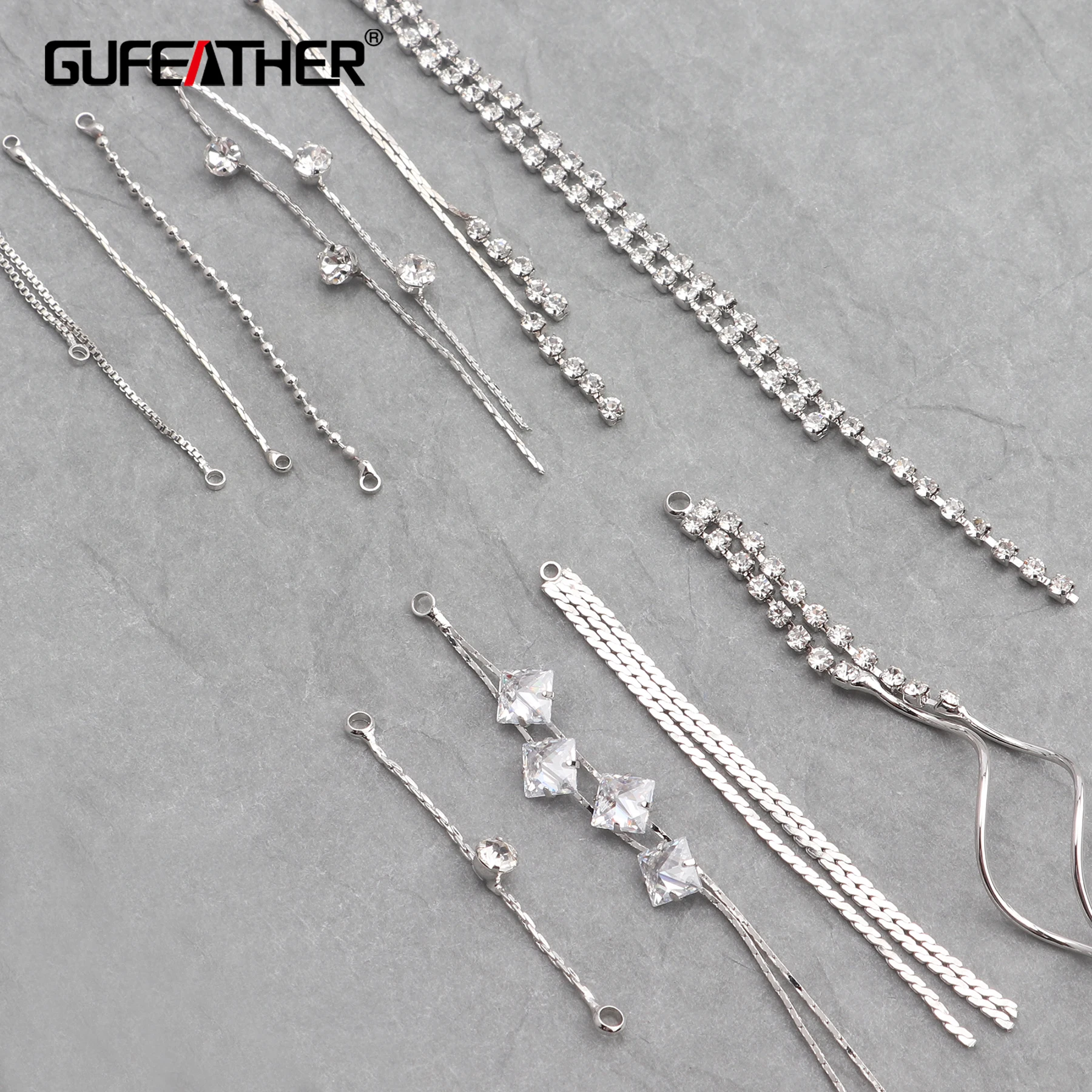 

GUFEATHER M294,jewelry making,jewelry accessories,diy jewelry,charms,copper plated silver,korean chain,diy earrings,10pcs/lot