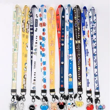 Аниме милый мультфильм кулон декольте ремешок ключ сертификат тренажерный зал мобильный телефон с USB значок клип DIY ремешок роскошный шею цепь