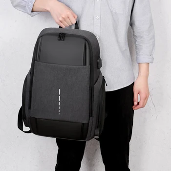 

Large Capacity Backpack Business Laptop Bag Multifunction USB Charging Casual Simple Fashion Travel Bag