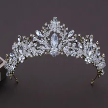 Винтажная Корона невесты в стиле барокко черного и белого цвета с узором, торжественное платье, головной убор для свадебного моделирования, аксессуары для волос, студийное фото