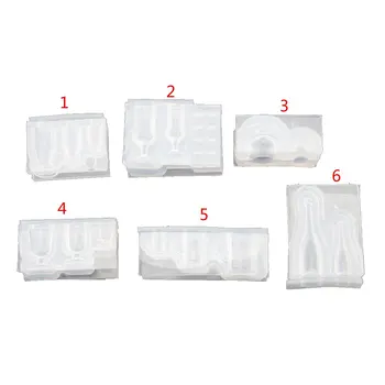 

Real Mini Milk Bottle Goblet Cup Silicone Mold Epoxy Resin Molds Jewelry Tools