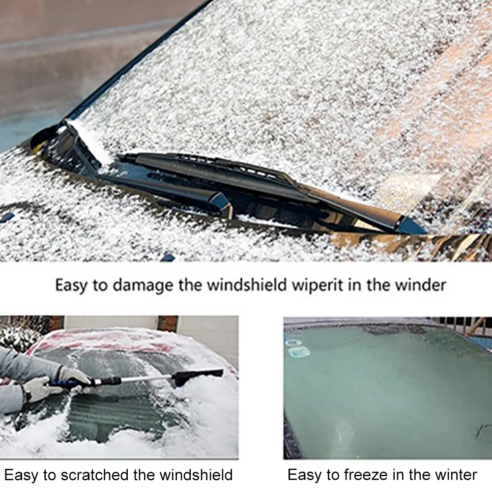 Car Windshield Snow Cover Winter Ice Frost Guard Sunshade Protector