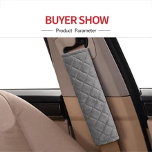 Car Seat Belt Shoulders Pads Covers Goods Cushion Warm Short Plush Safety Shoulder Protection Auto Interior Accessories 4 Season
