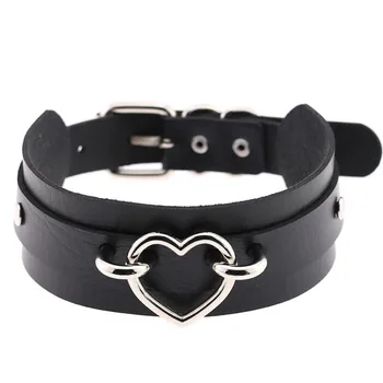 

Gothic style heart choker cute collar goth jewelry harajuku accessories kawaii collar for women chocker halloween jewellery